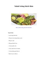 Tài liệu Salad trứng bách thảo pptx