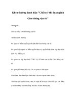 Tài liệu Khen thưởng danh hiệu 