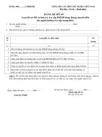 Tài liệu Bảng kê 609 - Hồ sơ hưu trí trợ cấp BHXH hàng tháng chuyển đến pdf