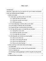 Hoàn thiện công tác lập và phân tích báo cáo kết quả kinh doanh tại công ty cổ phần xây dựng miền đông 