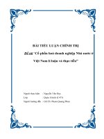 Tài liệu Tiểu luận 