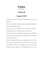 Tài liệu LUYỆN ĐỌC TIẾNG ANH QUA TÁC PHẨM VĂN HỌC-Emma- Jane Austen Volume II Chapter XVIII ppt