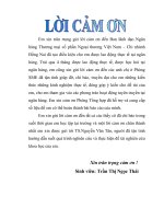 Đề tài một số giải pháp tăng cường kiểm soát quy trình cho vay tại ngân hàng TMCP ngoại thương việt nam–chi nhánh đồng nai đến năm 2015 