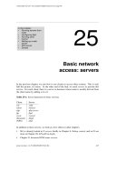 Tài liệu Chapter-25-Basic network access-servers ppt