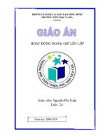 Tài liệu BÌA GIÁO ÁN  HDDLL