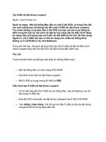 Tài liệu Tạo USB cài đặt Snow Leopard ppt