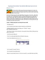 Bài soạn cách lập từ điển trên excel-ĐTiến