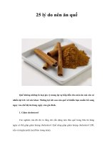 Tài liệu 25 lý do nên ăn quế pdf