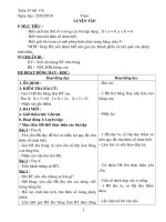 Bài giảng GIAO AN LOP 2 TUAN 24(CKT)