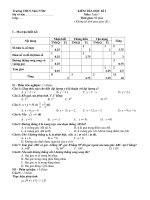 Bài soạn Đề thi học kì 1. toan 7