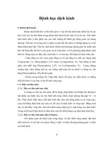 Tài liệu Bài giảng Bệnh học dịch kính 1 doc