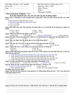 de thi môn tin học lớp 3 HKI 