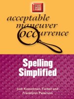 Spelling simplified