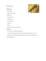 Tài liệu Bánh Xèo Áp Chảo docx