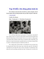 Tài liệu Top 10 diễn viên đóng phim kinh dị docx