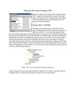 Tài liệu Hàng đợi thư trong Exchange 2007 ppt