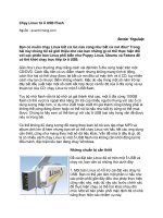 Tài liệu Chạy Linux từ ổ USB Flash pptx