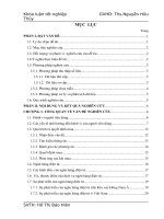 NGHIÊN cứu HÀNH VI KHÁCH HÀNG sử DỤNG DỊCH vụ NGÂN HÀNG điện tử của NGÂN HÀNG ĐÔNG á TRÊN địa bàn  THÀNH PHỐ HUẾ 