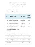 Tài liệu Biểu mức thu phí, lệ phí trong lĩnh vực giống cây trồng pdf