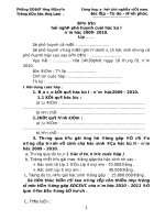 Bài soạn MẪU BIÊN BẢN HỘI NGHỊ PHỤ HUYNH CUỐI KỲ I NĂM HỌC 2009-2010