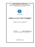 Hoàn thiện tổ chức kế toán thanh toán với việc tăng cường quản lý công nợ tại công ty cổ phần thương mại vận tải hoàng sơn 