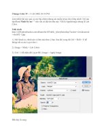 Tài liệu Hiệu ứng màu sắc cho Photoshop part 32 doc
