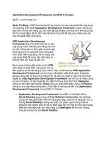 Tài liệu Application Development Framework của KDE 4.3 Caizen pdf