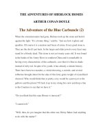 Tài liệu LUYỆN ĐỌC TIẾNG ANH QUA TÁC PHẨM VĂN HỌC-THE ADVENTURES OF SHERLOCK HOMES -ARTHUR CONAN DOYLE 7-2 ppt