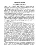 Bài giảng Phương pháp học văn rất hay