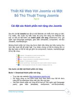 Tài liệu Thiết Kế Web Với Joomla part 9 pptx
