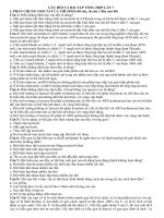 Bài giảng BT tổng hợp lần 7