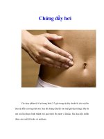 Tài liệu Chứng đầy hơi doc