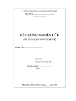 Tài liệu Đề cương nghiên cứu (Mẫu bìa) pptx