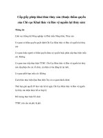 Tài liệu Thủ tục 