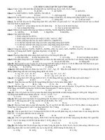Tài liệu CÂU HỎI VÀ BÀI TẬP TRẮC NGHIỆM TỔNG HỢP MÔN HÓA pdf