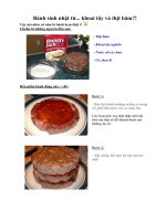 Tài liệu Bánh sinh nhật từ... khoai tây và thịt băm?! docx