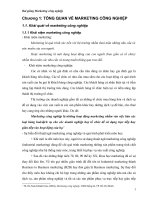 Tài liệu Chương 1: TỔNG QUAN VỀ MARKETING CÔNG NGHIỆP doc
