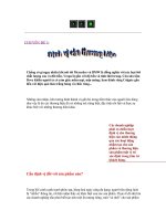 CHUYÊN ĐỀ 5: ĐỊNH VỊ CHO THƯƠNG HIỆU 