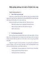 Tài liệu Biện pháp phòng trừ một số bệnh cho ong pptx