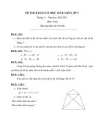 Bài soạn Đề khảo sát HSG Toán tháng 12