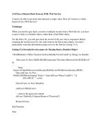 Tài liệu Pass a Dataset Back from an XML Web Service docx