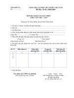 Tài liệu BM.GTVT.08 - Đơn đề nghị cấp giấy phép liên vận Việt - Lào doc