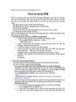Tài liệu Cách sử dụng RPM pdf