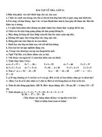 Gián án Bai tap ve nha