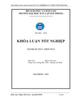 Hoàn thiện công tác kế toán doanh thu, chi phí và xác định kết quả kinh doanh tại công ty TNHH vận tải thương mại minh phúc 