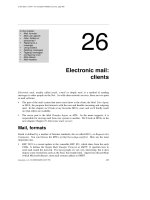 Tài liệu Chapter-26-Electronic mail-clients ppt