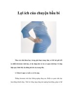 Tài liệu Lợi ích của chuyện bầu bí ppt