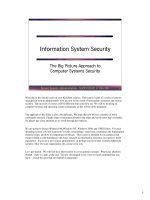 Tài liệu Information System Security docx