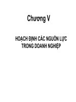 Tài liệu Bài giảng môn Qủan trị doanh nghiệp.Bài 5 pdf