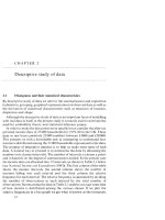 Chapter 2: DESCRIPTIVE STUDY OF DATA